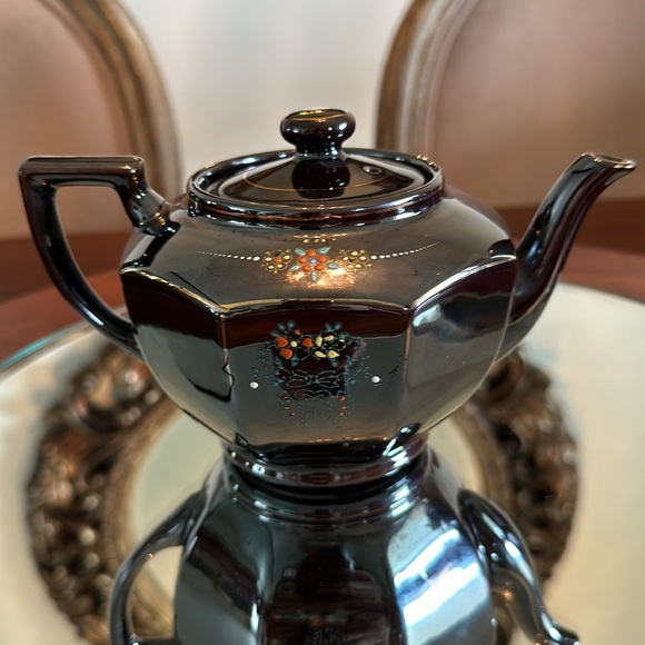 Vintage Personal Size Brown Betty Teapot Made in Japan - Picture 2 of 10